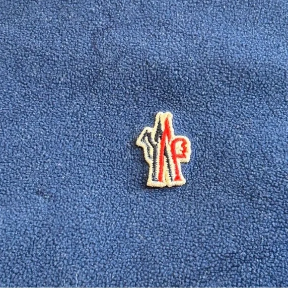 Navy Blue Moncler Crewneck Sweatshirt - Picture 3 of 9